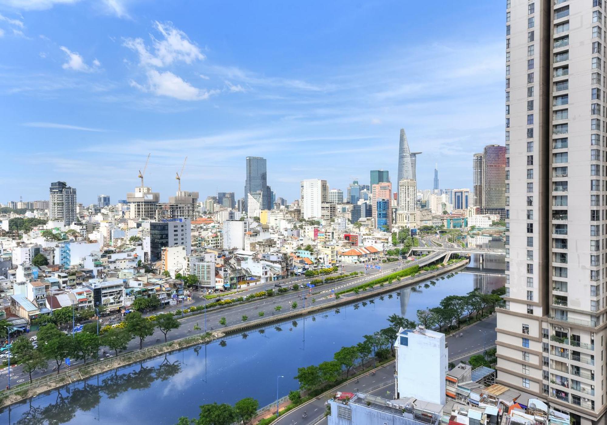 Can Ho Rivergate - Sai Gon, Quan 4 Ho-Chi-Minh-Stadt Exterior foto